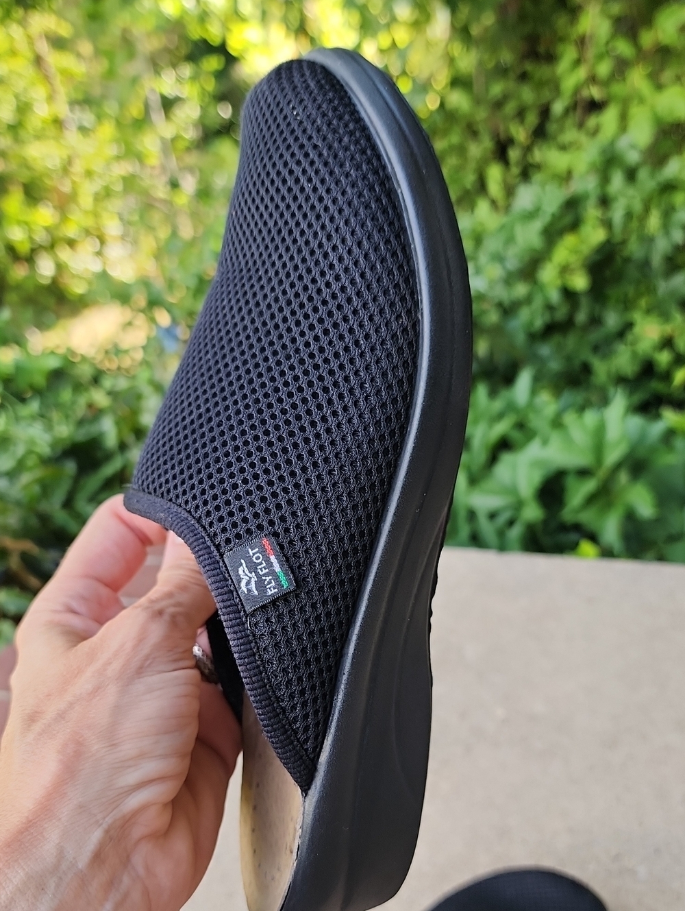 Flyflot Black Slip-On Comfort Clogs - Picture 10 of 17